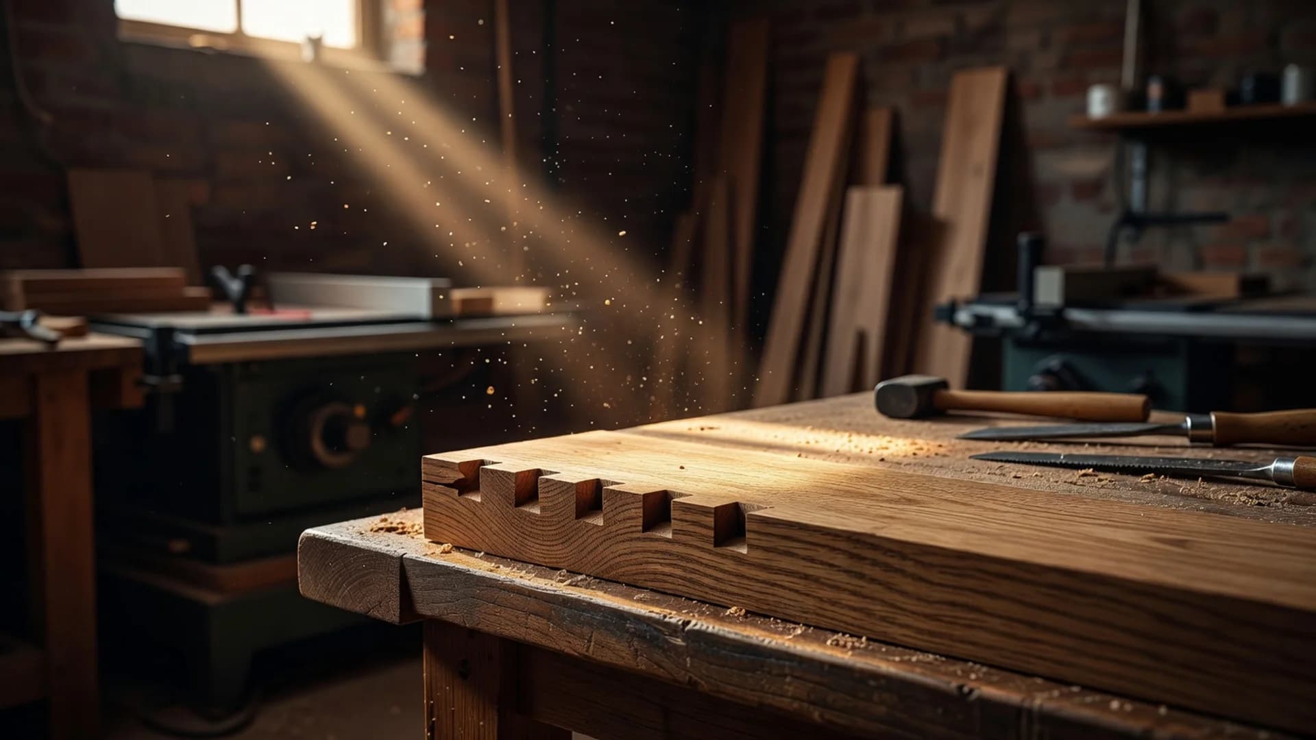 Hand-finished oak detail